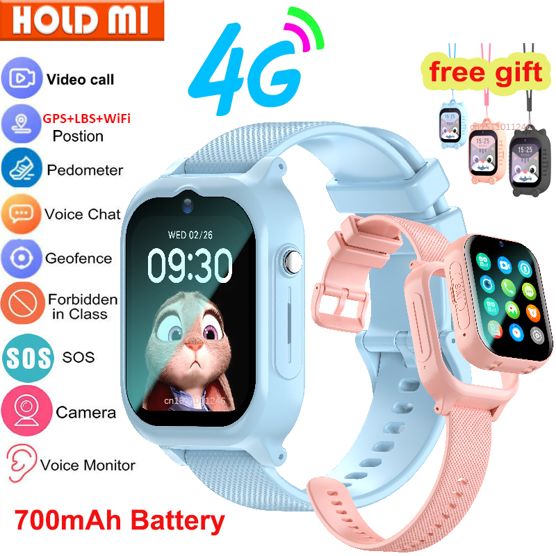 Smartwatch Watches For Kid Boy With Alarm - Smart Watch Kinderen 4G GPS WIFI