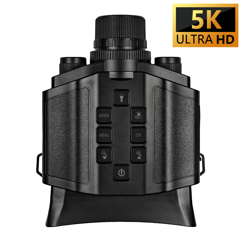 Watches Original - 60MP 5K infrarood nachtzichtkijker met zaklampcamera