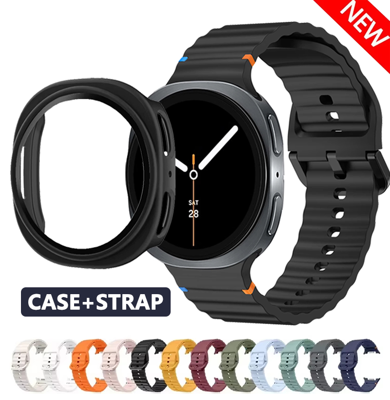 Smartwatch Samsung Watches For Men - Holle case + Officiële Siliconen band