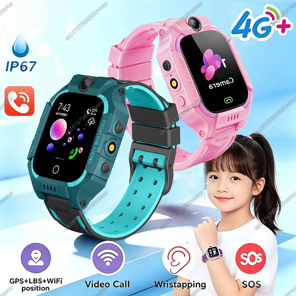 Smartwatch Watches For Kid Boy With Alarm - 2026 Nieuw 5G Kinder GPS Smartwatch
