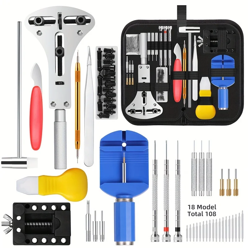 Crystal Press Tool - 147 stks/set Horlogemaker Horloge Reparatie Repareren