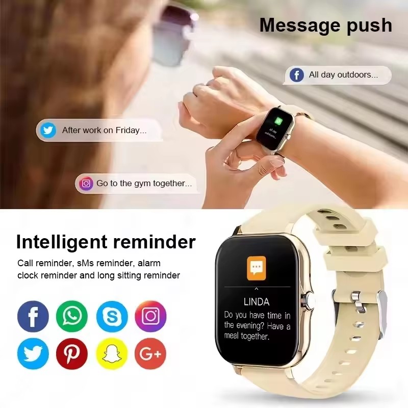Laatste geüpgradede modieuze d - Smartwatch Latest Watches For Women recensie en prijs
