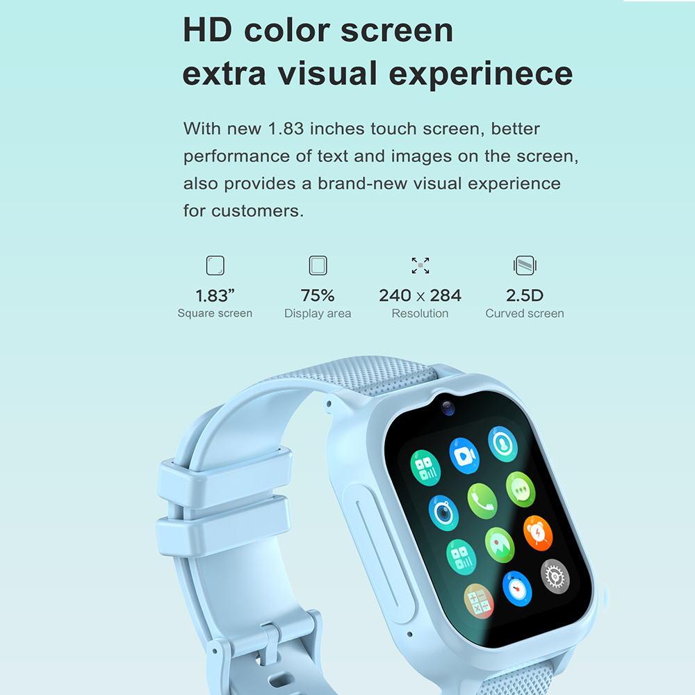 Smart Watch Kinderen 4G GPS WI - Smartwatch Watches For Kid Boy With Alarm recensie en prijs