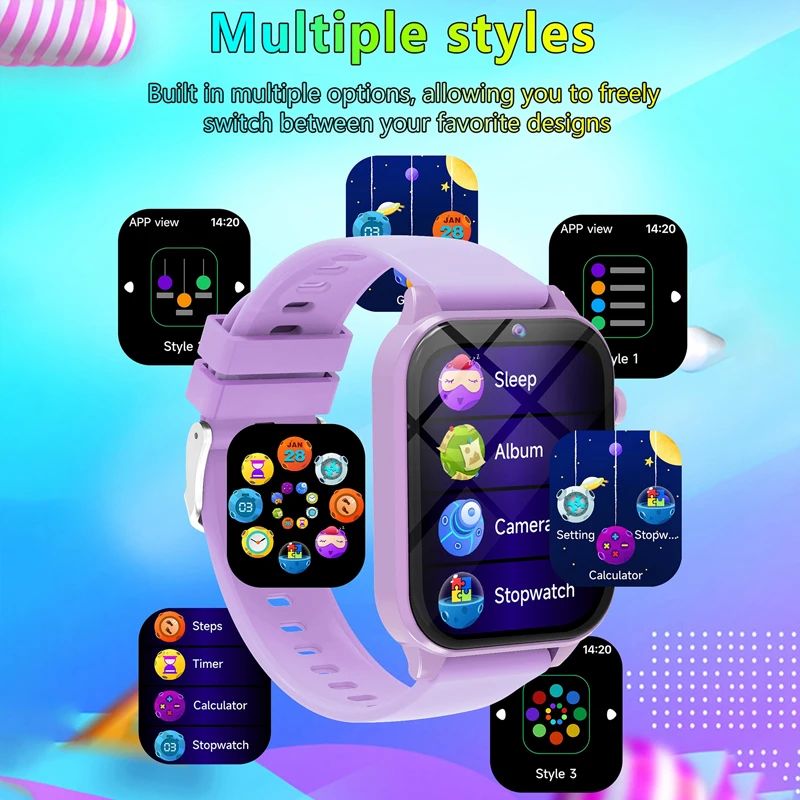 Kids Game Smart Watch Zaklamp  - Smartwatch Watches For Kid Boy With Alarm recensie en prijs