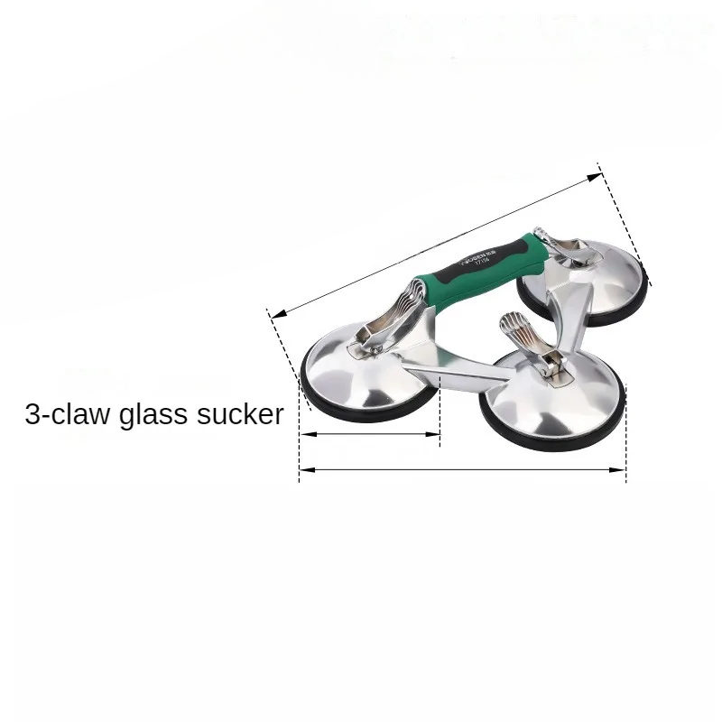 Glazen zuignap met drie klauwe - Crystal Press Tool recensie en prijs