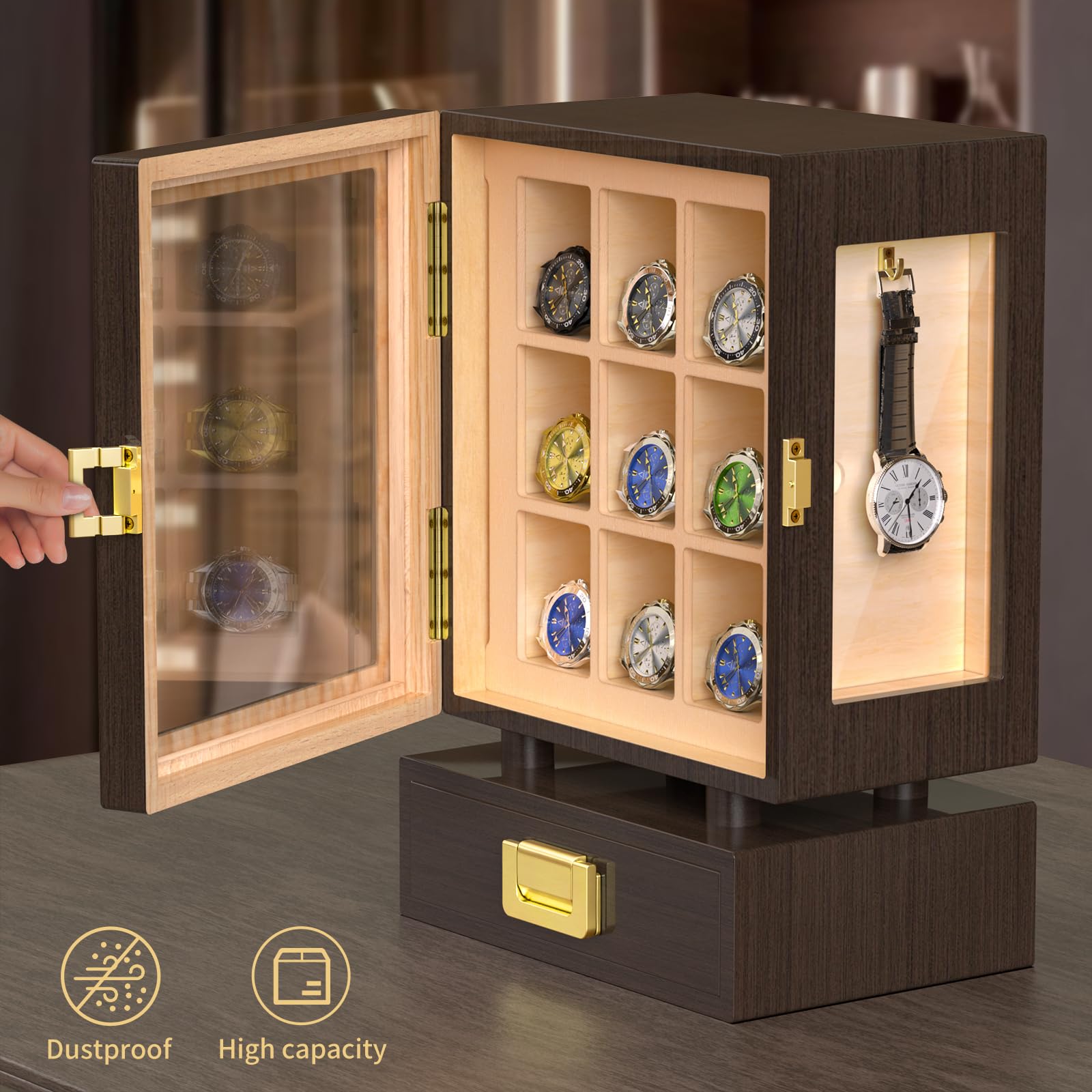 Houten opbergdoos voor horloge - Watches Original recensie en prijs
