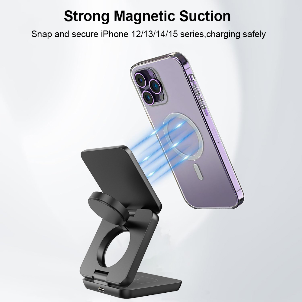 3-in-1 opvouwbare magnetische  - Smartwatch Watches Compatible With Iphone recensie en prijs