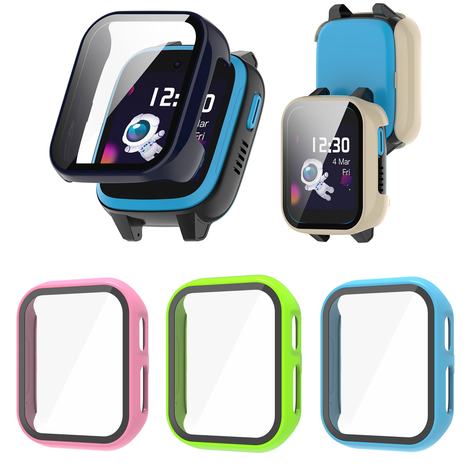 Hard Edge Shell Glas Screen Pr - Smartwatch Watches Kids recensie en prijs