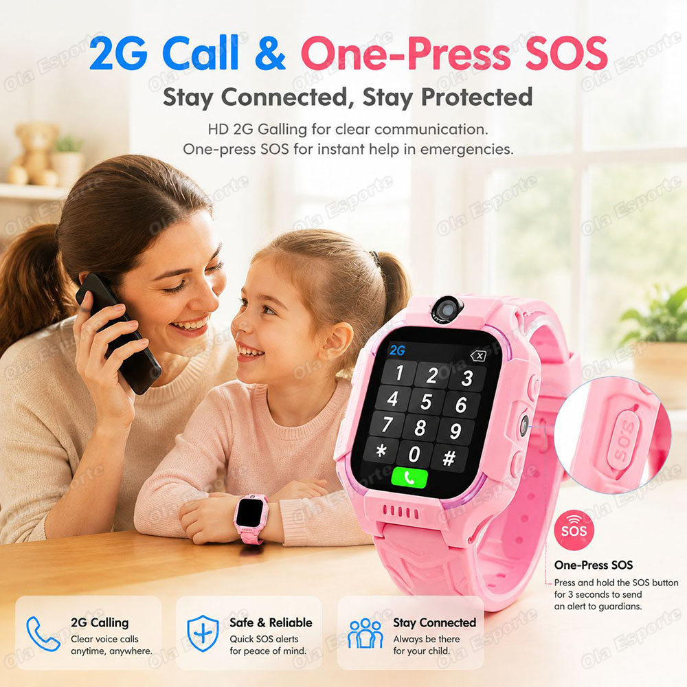 2026 Nieuw 5G Kinder GPS Smart - Smartwatch Watches For Kid Boy With Alarm recensie en prijs