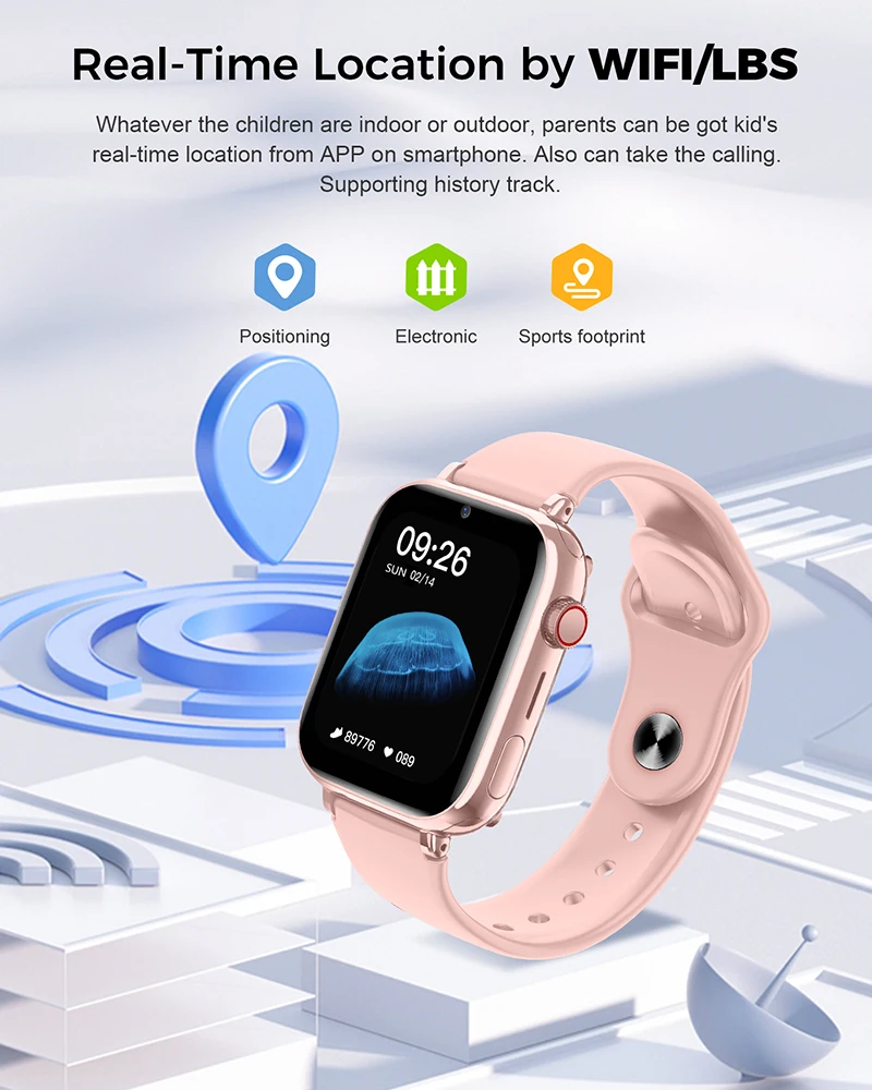 2025 Smart Watch Kinderen LBS  - Smartwatch Watches For Kid Boy With Alarm recensie en prijs