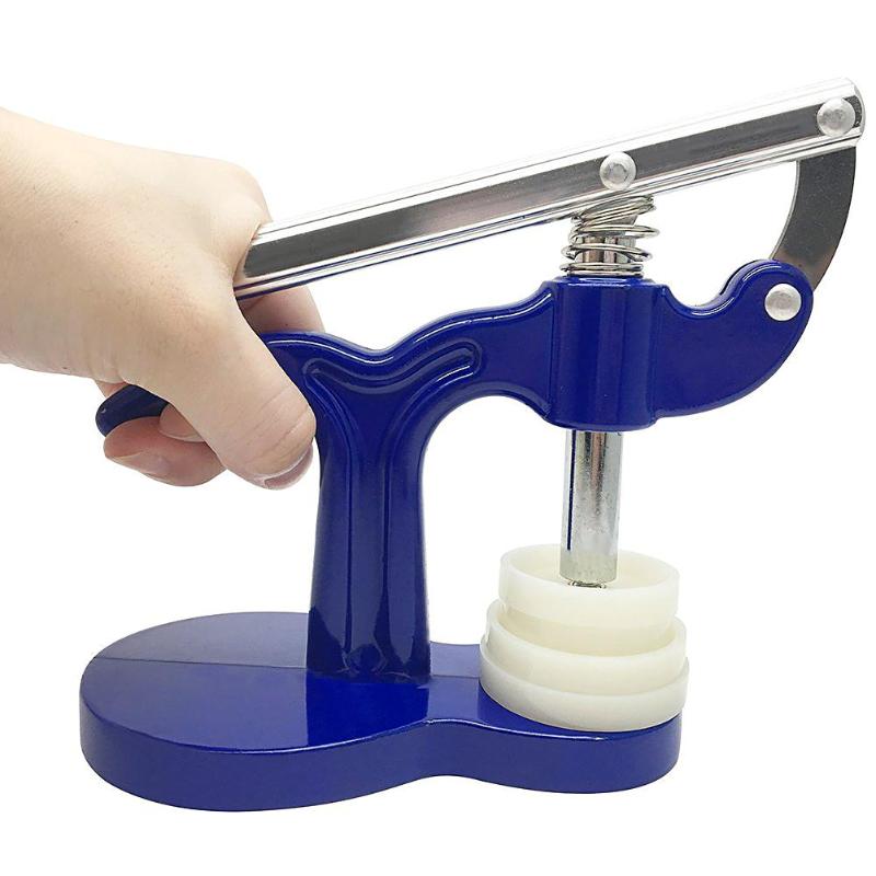 Nieuwe horlogekastpers met 12  - Crystal Press Tool recensie en prijs
