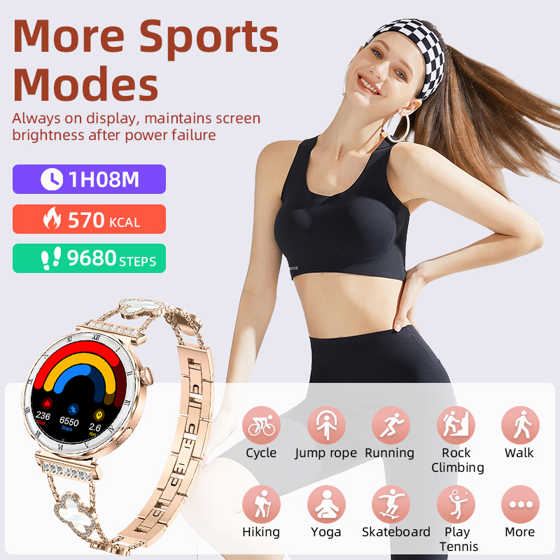 Luxe Smart Watch Dames Damespo - Smartwatch Latest Watches For Women recensie en prijs