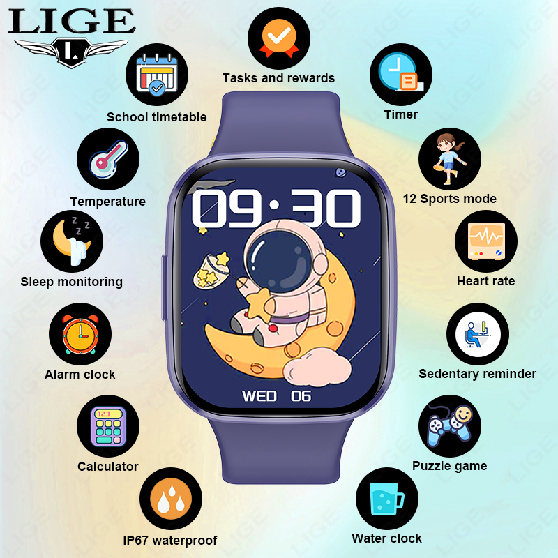 Lige Kinderen Smart Watch Dame - Smartwatch Digital Watches For Girls recensie en prijs