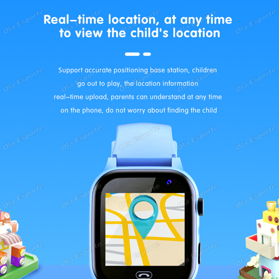 2027 Kids 5G Smartwatch GPS SO - Smartwatch Watches For Kid Boy With Alarm recensie en prijs