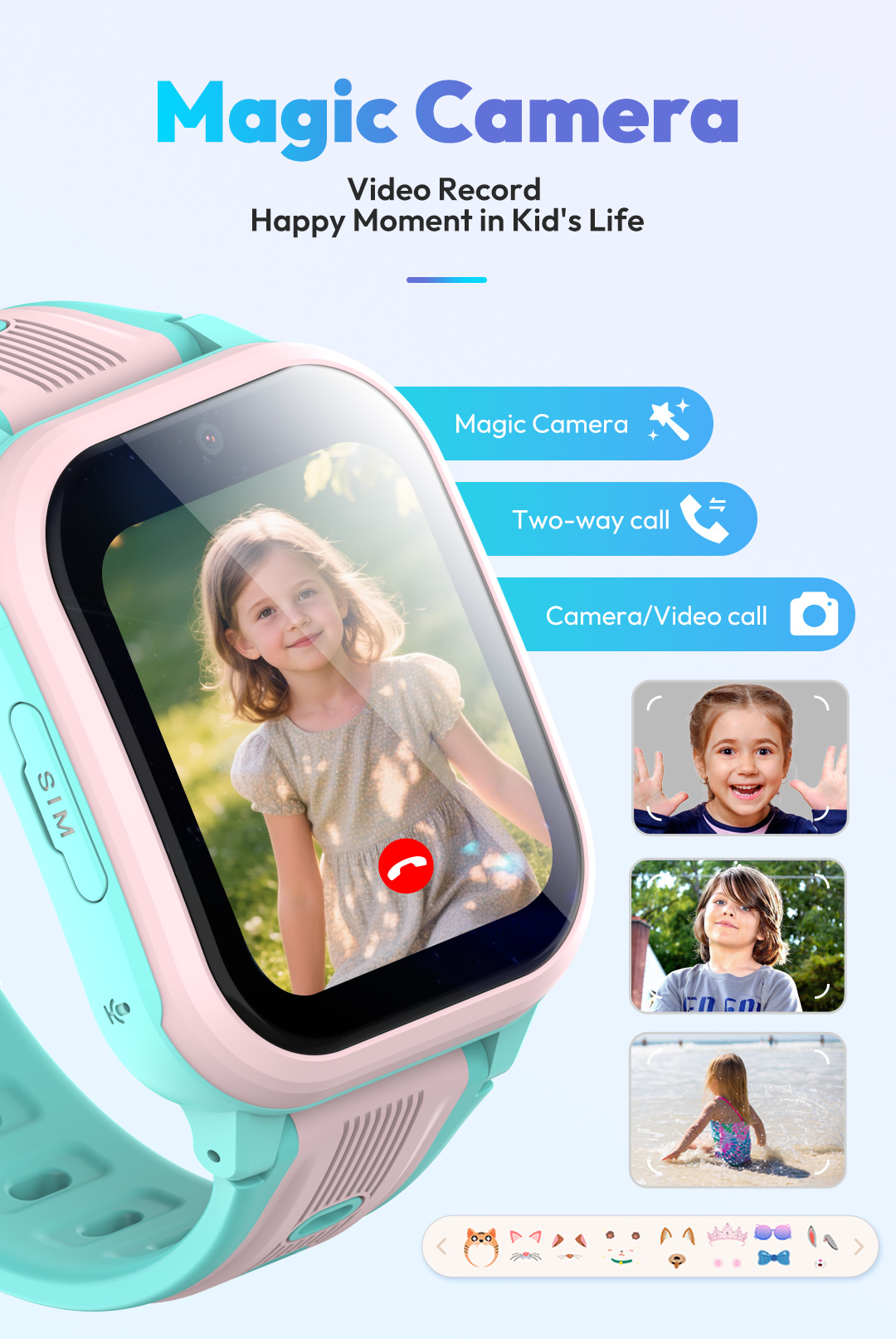 KT41 Smartwatch - 4G Telefoon  - Smartwatch Watches Gift For Boys On Birthday recensie en prijs