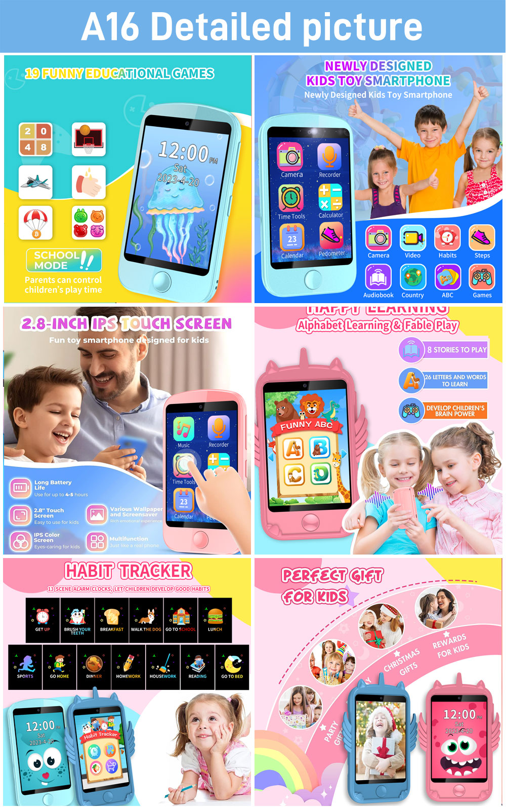 2G 4G Kids Smart Watch Telefoo - Smartwatch Watches Gift For Boys On Birthday recensie en prijs