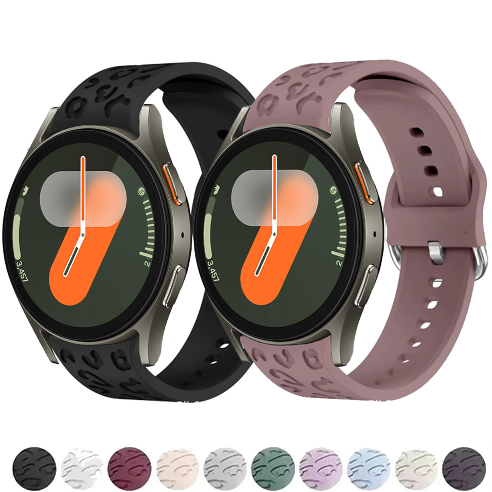 Leopard gegraveerde band zonde - Smartwatch Samsung Watches For Men recensie en prijs