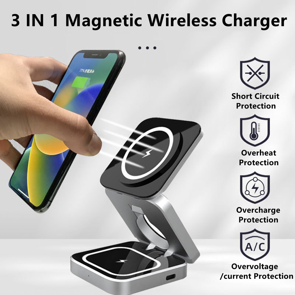 Opvouwbare magnetische draadlo - Smartwatch Watches Compatible With Iphone recensie en prijs